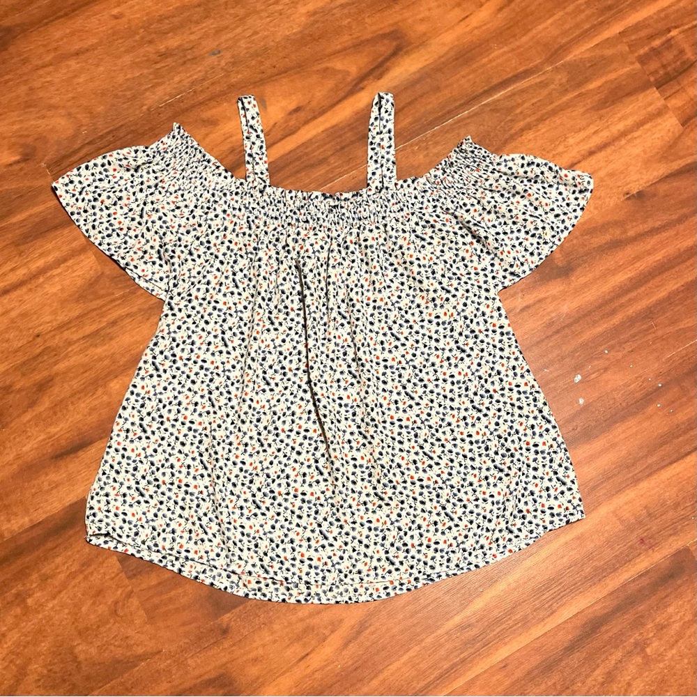 Floral Off-Shoulder Women's Top